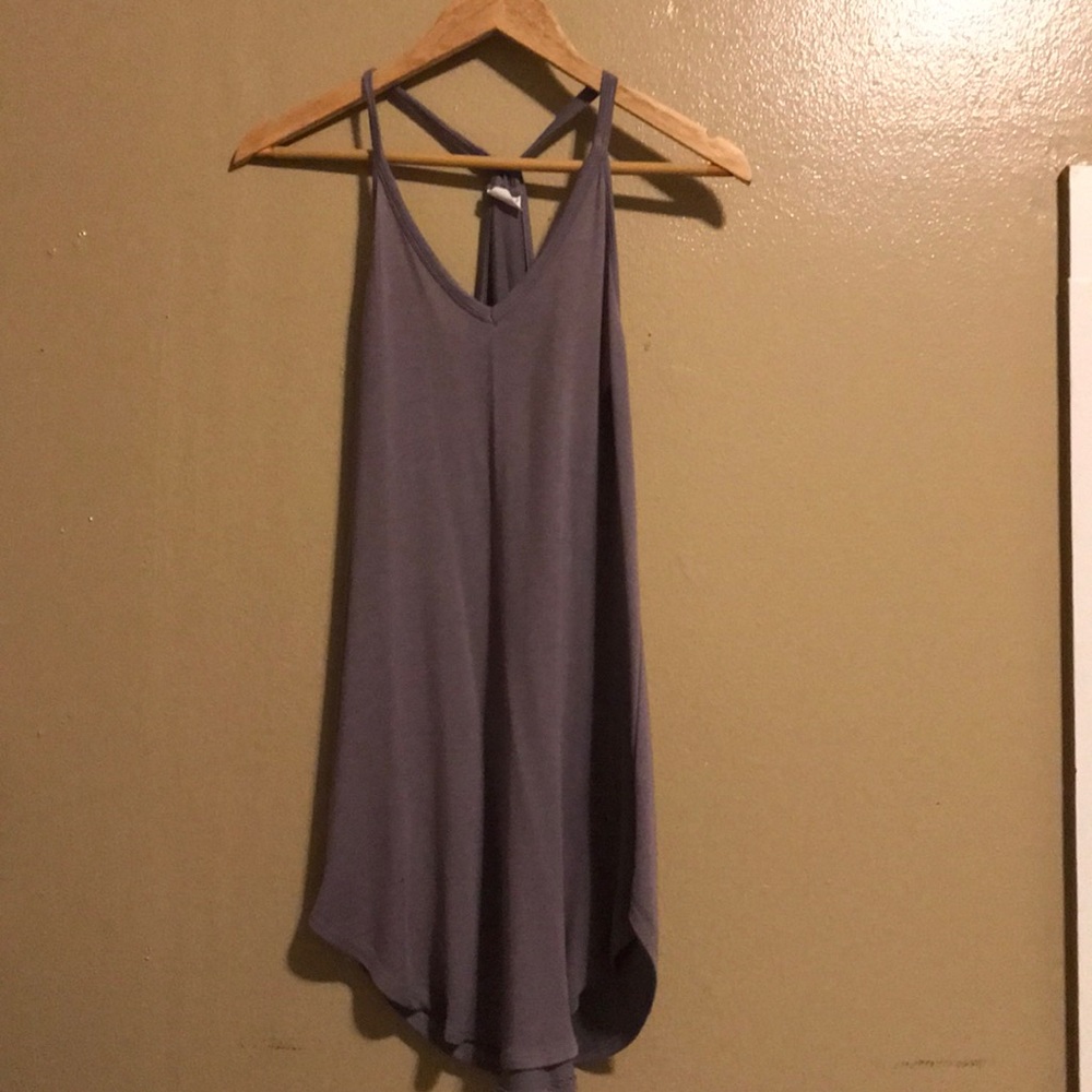Long length Racerback tank